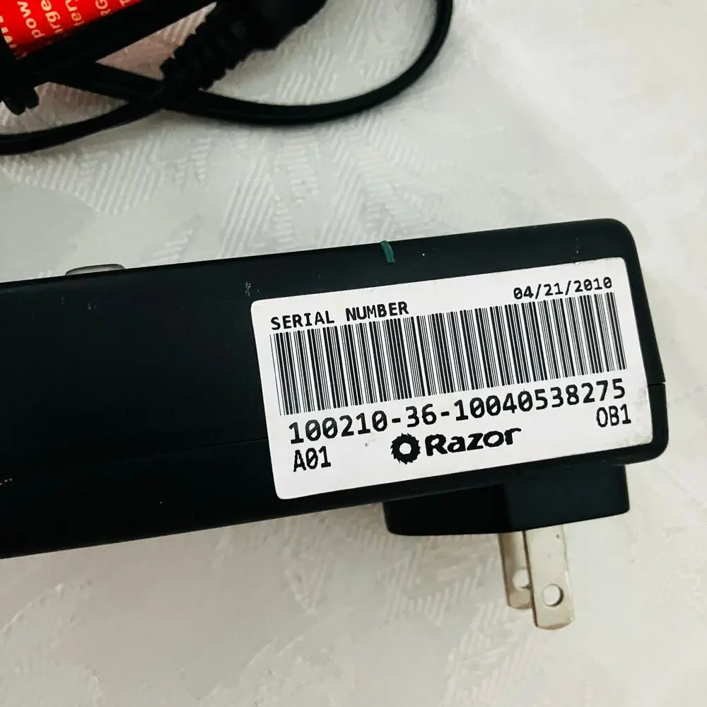 Razor Scooter Power Adapter Charger Model 100210-36-10040538275 2010